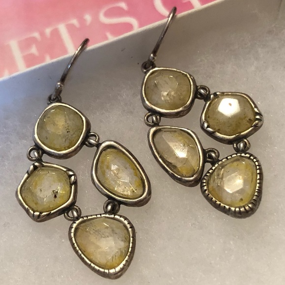 Silpada Sterling Silver and Citrine Fresh Squeezed Earrings W2782 - Picture 11 of 16